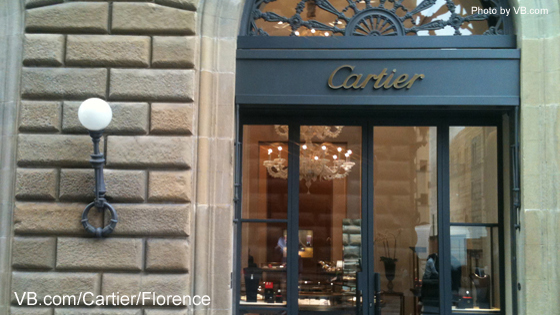 Cartier Store Florence, Via de Tornabuoni 67