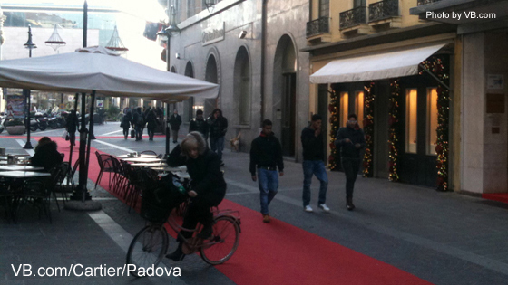 Cartier Store Padova, Via San Fermo 7/9