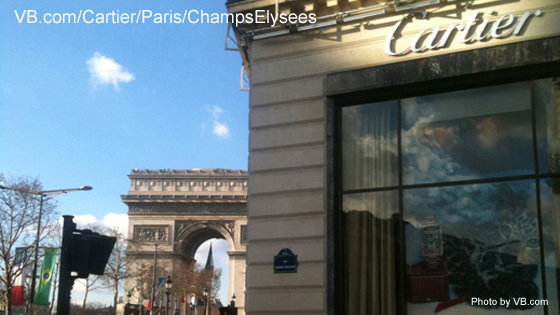 Boutique Cartier Paris, 154 avenue des Champs Elysees