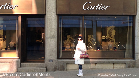 Cartier Store St Moritz, Palace Hotel, Via Serlas with Donata Reisig