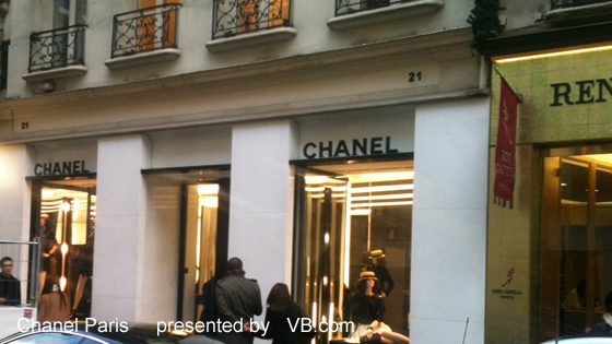 Boutique Chanel Paris