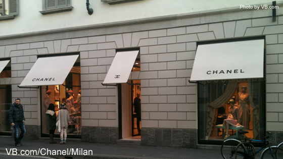 Chanel Store Milan, Via Sant Andrea 10