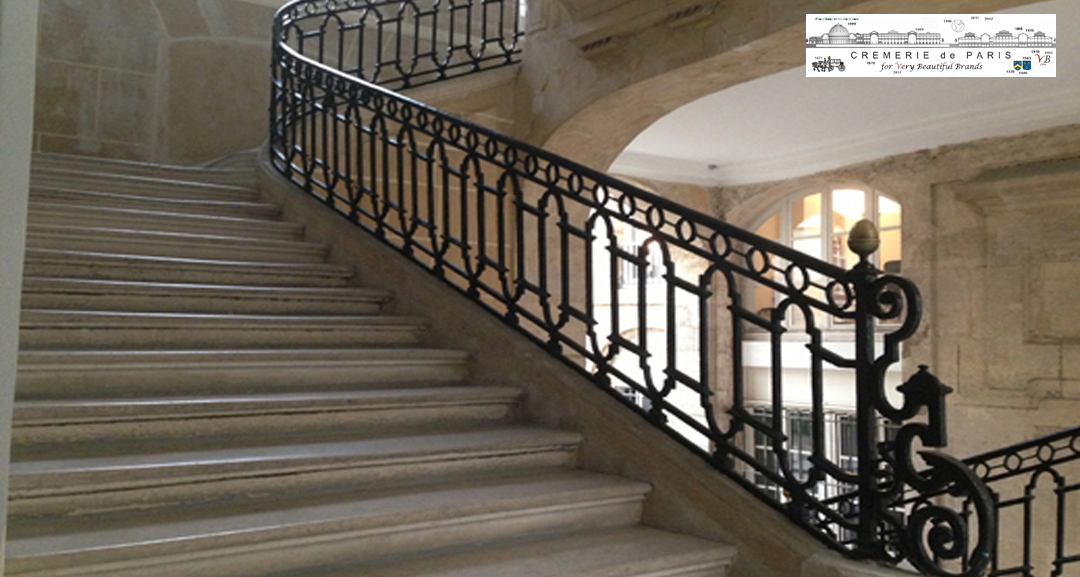 historic Cremerie de Paris staircase