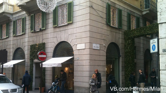 Hermes Store Milan, Via Sant' Andrea 21