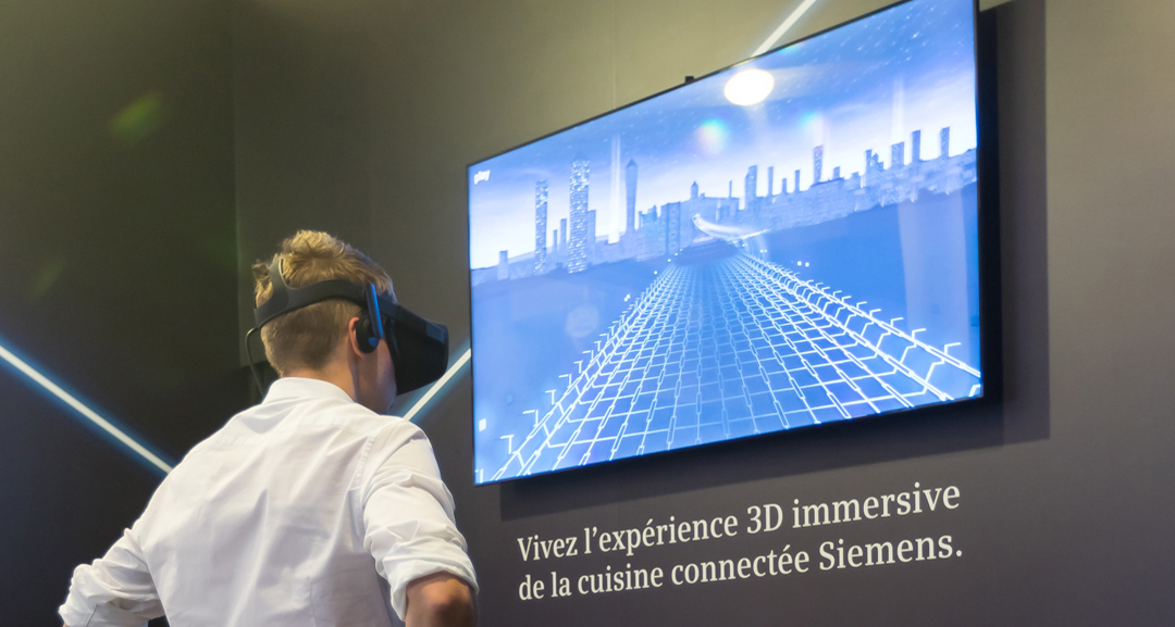 3D experiance of a Siemens kitchen