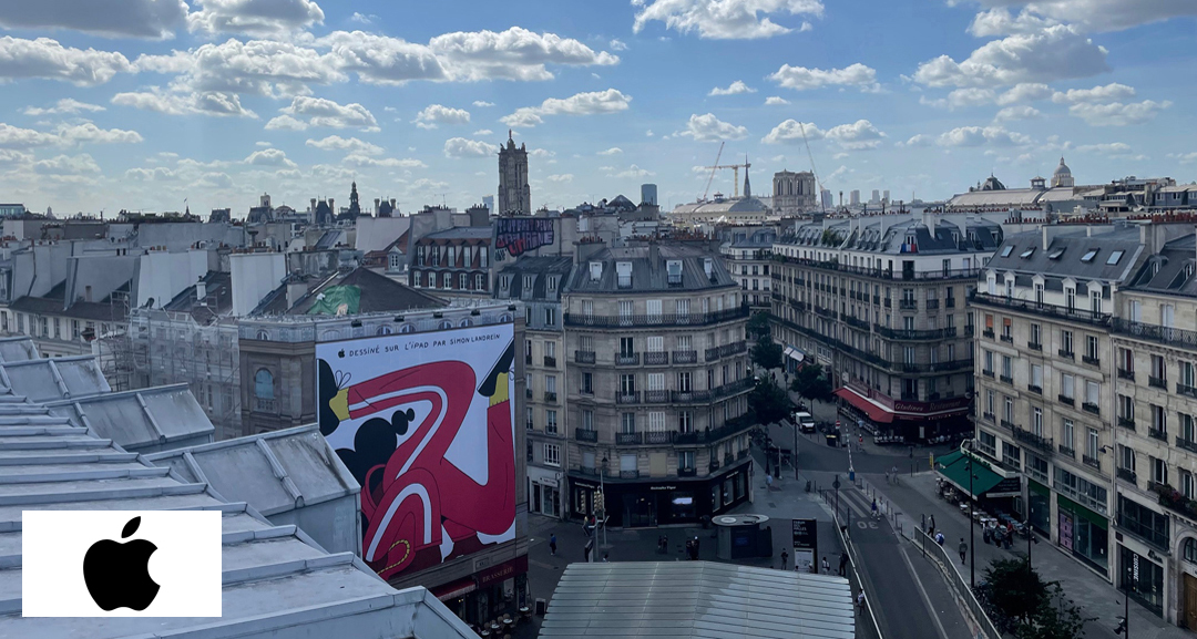 Apple iPad Billboard at Cremerie de Paris No7 Cremerie de Paris Apple