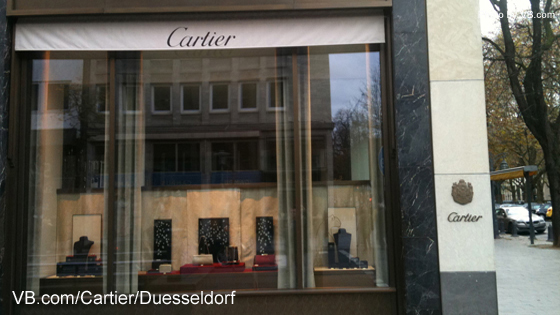 Cartier Store Duesseldorf, Koenigsallee 58 corner Steinstrasse 1