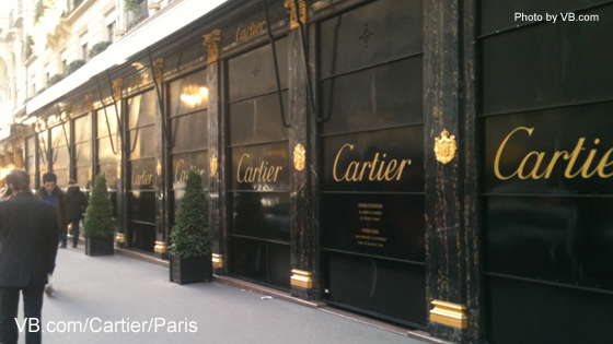 Cartier Store Paris, 13 rue de la Paix, near Place Vendome