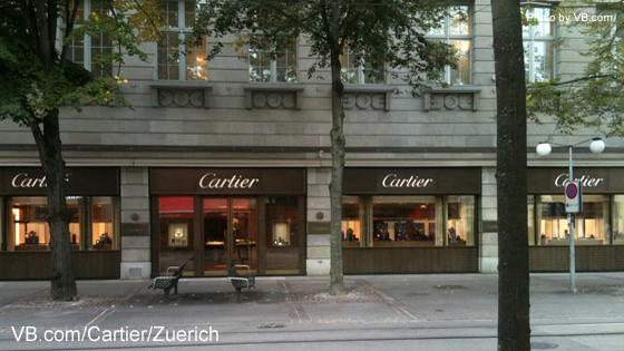 Cartier Store Zuerich, Bahnhofstrasse 47