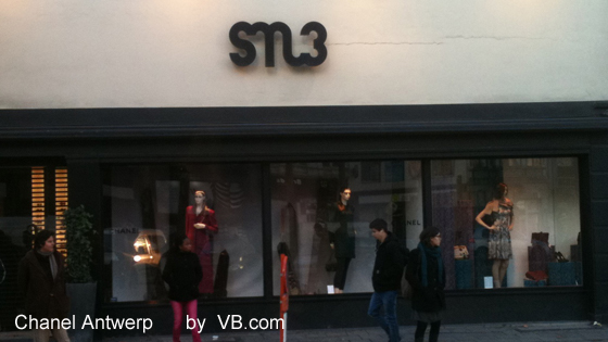 Store Window Chanel Antwerp at SN3