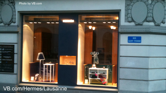 Hermes Store Lausanne, 1 rue de la Paix