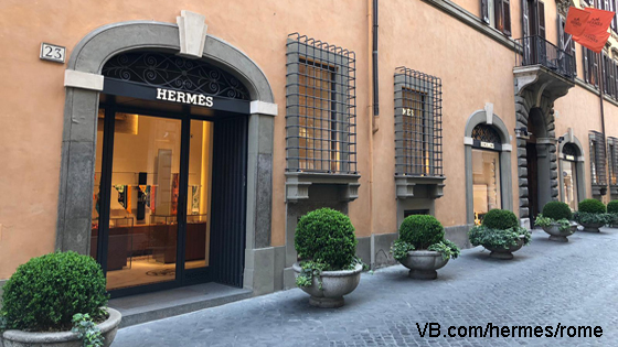Hermes Store Rome