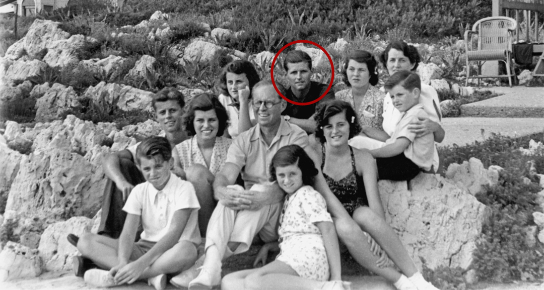 Kennedy family at the Hotel du Cap d'Antibes