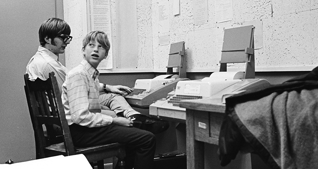 Bill Gates and Paul Allen 1970