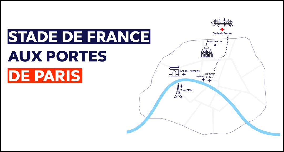 Stade de France map