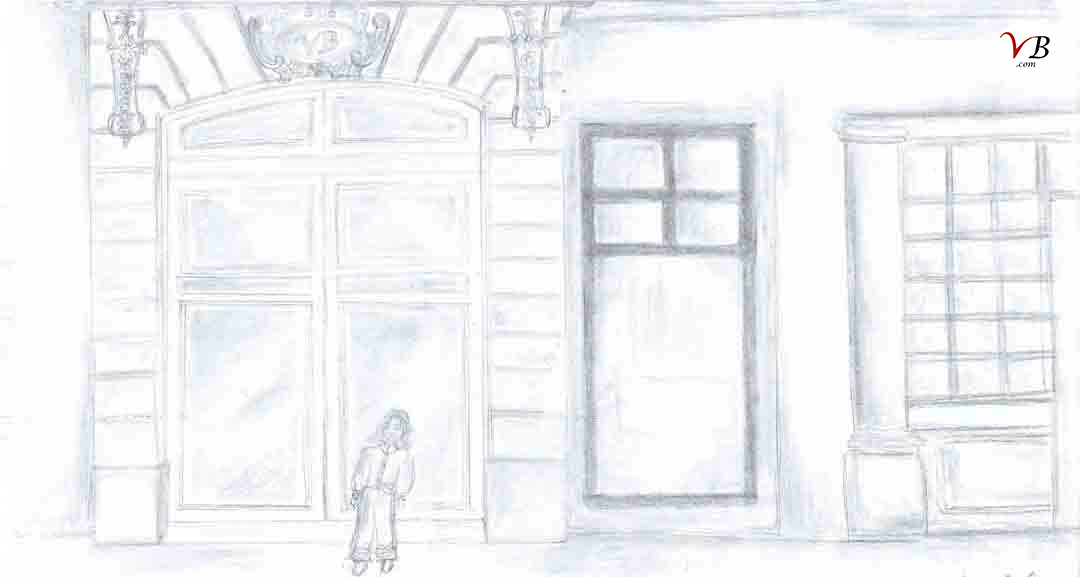 Gate of the Cremerie de Paris in 1646 with young King Louis XIV
