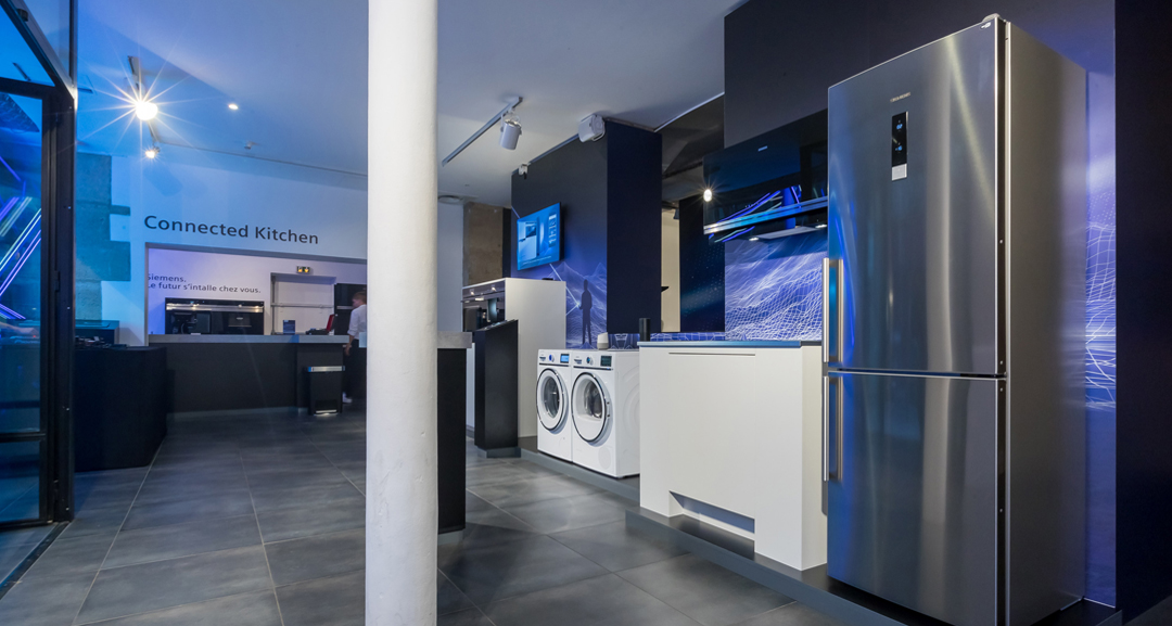 Siemens connected washing machines at Cremerie de Paris