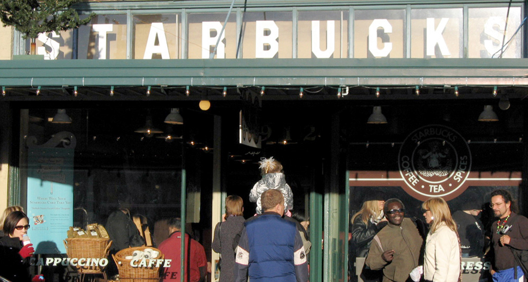historic Starbucks Cafe