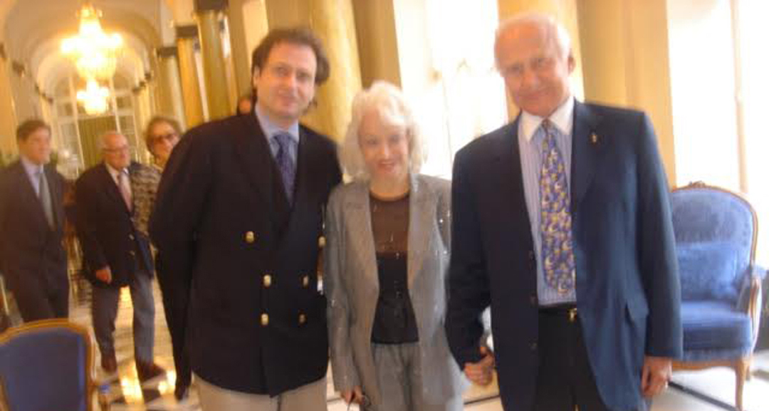 Lois Aldrin was fasinated by the stories about Cremerie de Paris Ben Solms, Lois and Buzz Aldrin