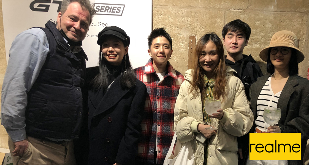 Peggy Yeung with her guests Peggy Yeung, Realme