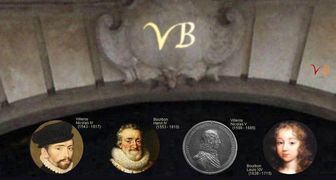Villeroy and Bourbon portraits under the VB monogram